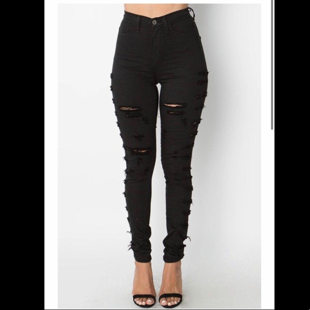Zara fashion jeans (black)